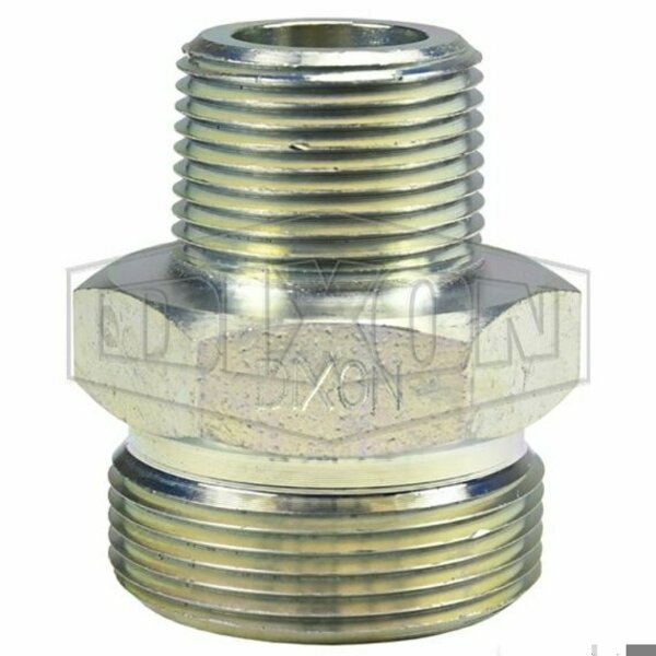 Dixon Boss Ground Joint Washer Seal Spud, 1/2 in, Thread Wing Nut x MNPT, Steel, Domestic WM3